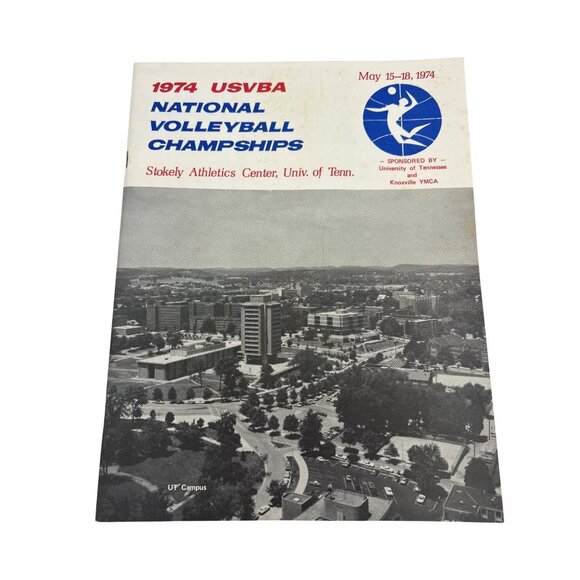 1974 USVBA Volleyball Championships Program Knoxville TN YMCA - Picture 1 of 8